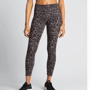 Varley Chester Midnight Cheetah Leopard Animal Print Pattern High Rise Leggings
